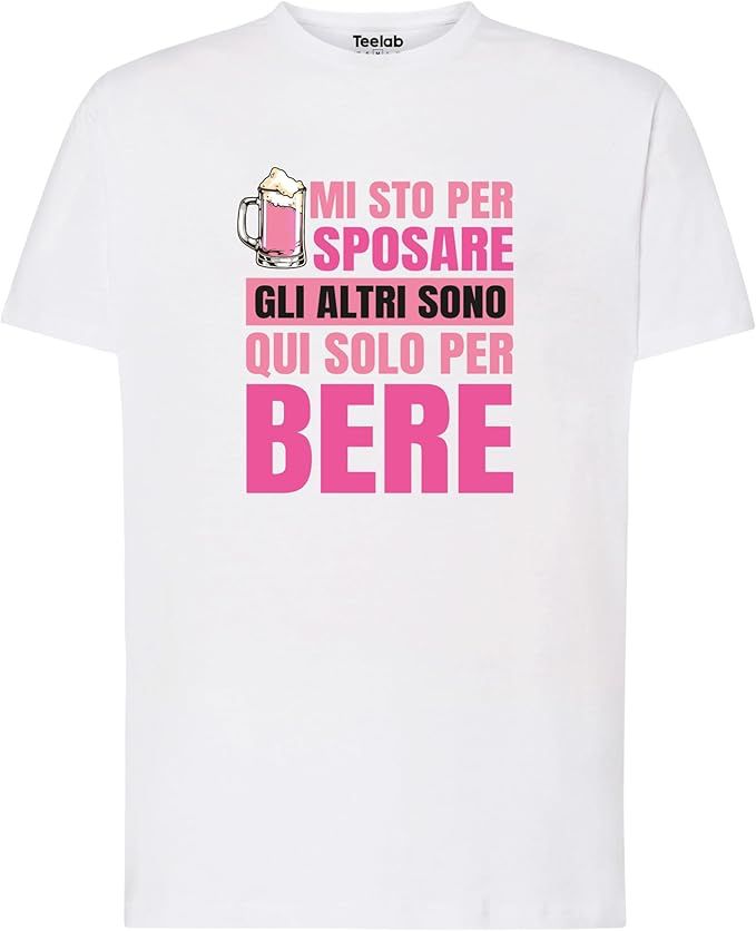 MAGLIETTA “MI STO PER SPOSARE GLI ALTRI SONO QUI PER BERE”