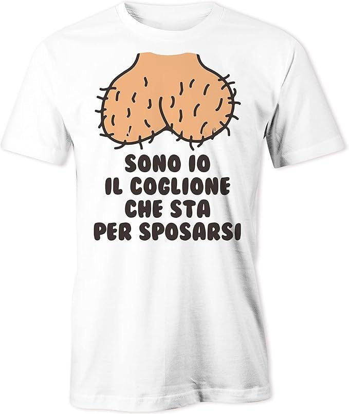 MAGLIETTA “SONO IO IL COGLIONE CHE SI SPOSA”