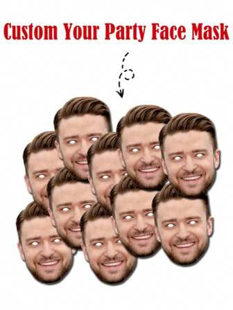 Maschere con faccia della sposa/sposo